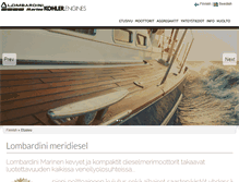 Tablet Screenshot of lombardini.fi